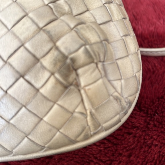 Charles Jourdan light beige woven leather handbag - Picture 5 of 13